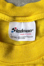 画像をギャラリービューアに読み込む, MADE IN USA 87&#39;S HOOD GROUP T-SHIRT / YELLOW [SIZE: L USED]
