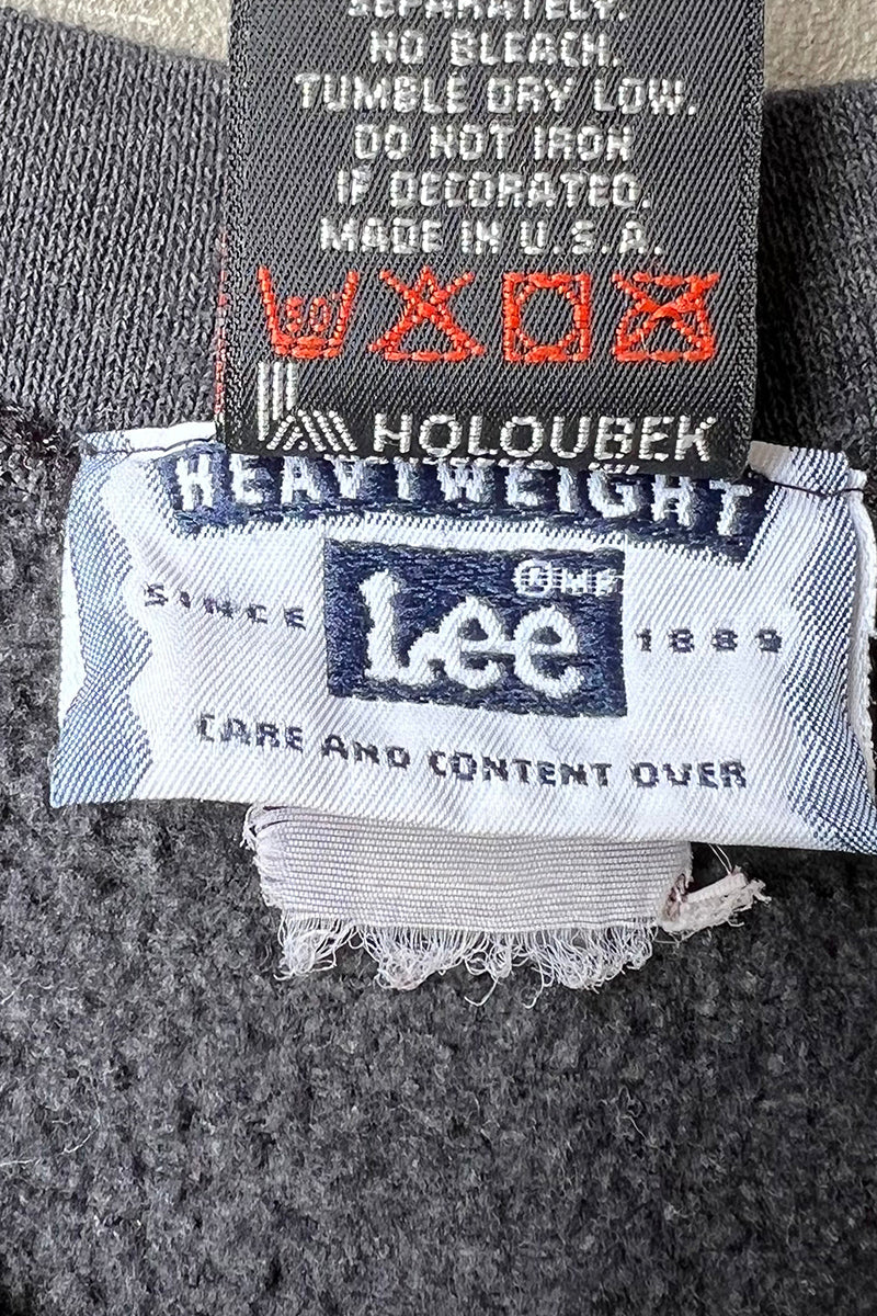 MADE IN USA Y2K 00'S FLAME SWEATSHIRT / BLACK [SIZE: L USED]