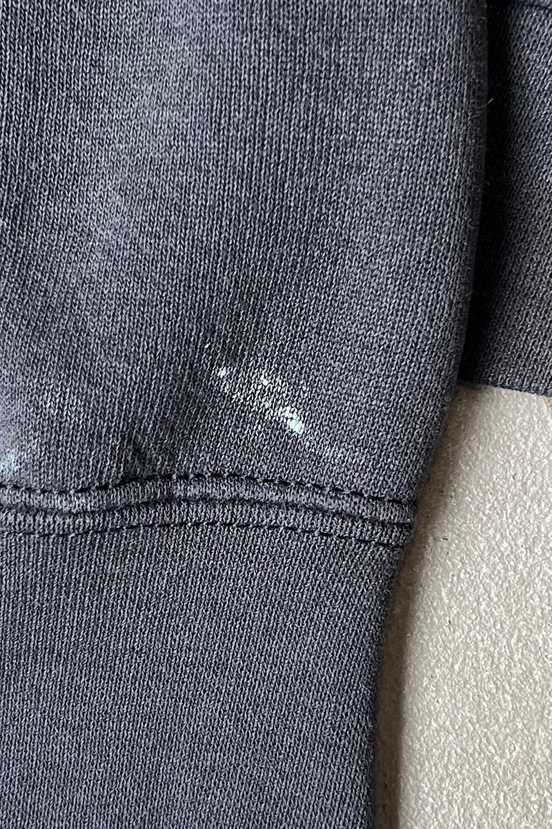 MADE IN USA Y2K 00'S FLAME SWEATSHIRT / BLACK [SIZE: L USED]