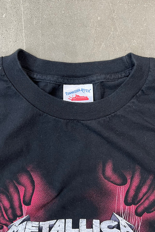 MADE IN MEXICO 90-00'S METALLICA BAND T-SHIRT / BLACK [SIZE: L USED]