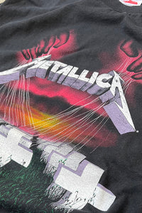 MADE IN MEXICO 90-00'S METALLICA BAND T-SHIRT / BLACK [SIZE: L USED]