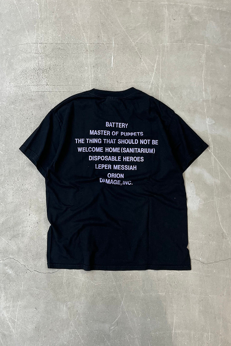 MADE IN MEXICO 90-00'S METALLICA BAND T-SHIRT / BLACK [SIZE: L USED]