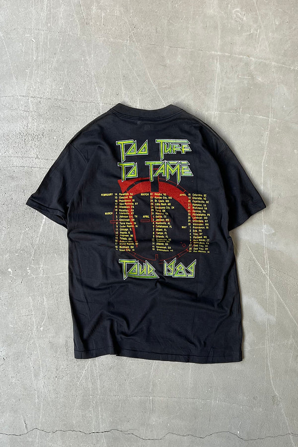 MADE IN USA 88'S WINGER BAND T-SHIRT / BLACK [SIZE: M USED]