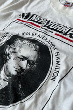 画像をギャラリービューアに読み込む, MADE IN USA 93&#39;S NEW YORK POST T-SHIRT / WHITE [SIZE: XL USED]
