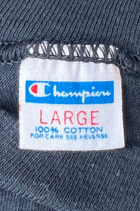 MADE IN USA 80'S BOSE ADVERTISING T-SHIRT / BLACK [SIZE: L USED]