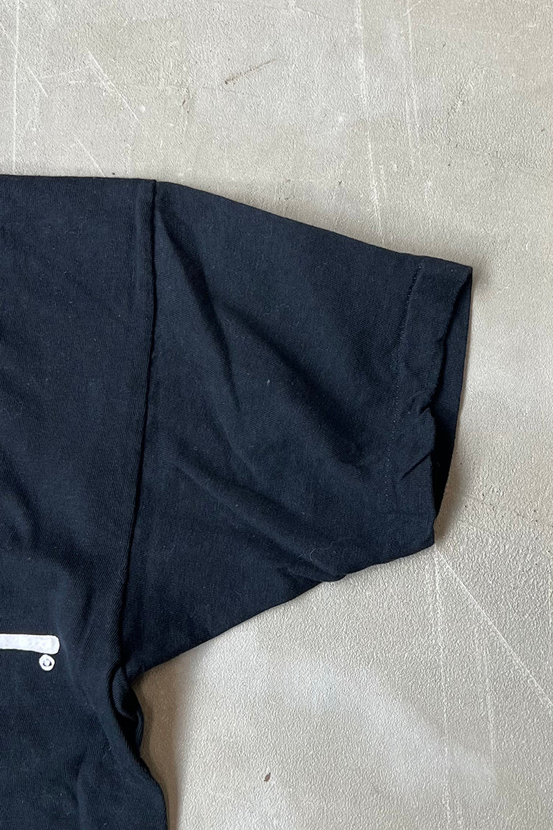 MADE IN USA 80'S BOSE ADVERTISING T-SHIRT / BLACK [SIZE: L USED]