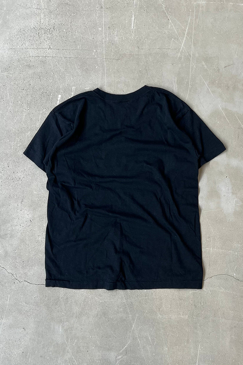 MADE IN USA 80'S BOSE ADVERTISING T-SHIRT / BLACK [SIZE: L USED]