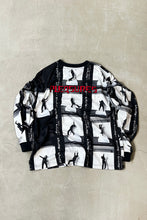 画像をギャラリービューアに読み込む, L/S PATTERN T-SHIRT / WHITE [SIZE: XL USED]
