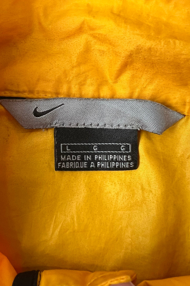 Y2K EARLY 00'S NYLON VEST / YELLOW [SIZE: L USED]