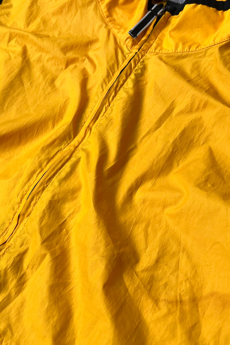 Y2K EARLY 00'S NYLON VEST / YELLOW [SIZE: L USED]