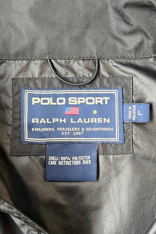 90'S NYLON VEST / BLACK [SIZE: L USED]