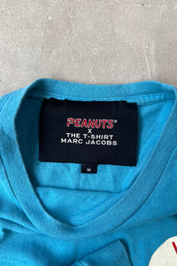PEANUTS LUCY PRINT L/S T-SHIRT / BLUE [SIZE: M USED]