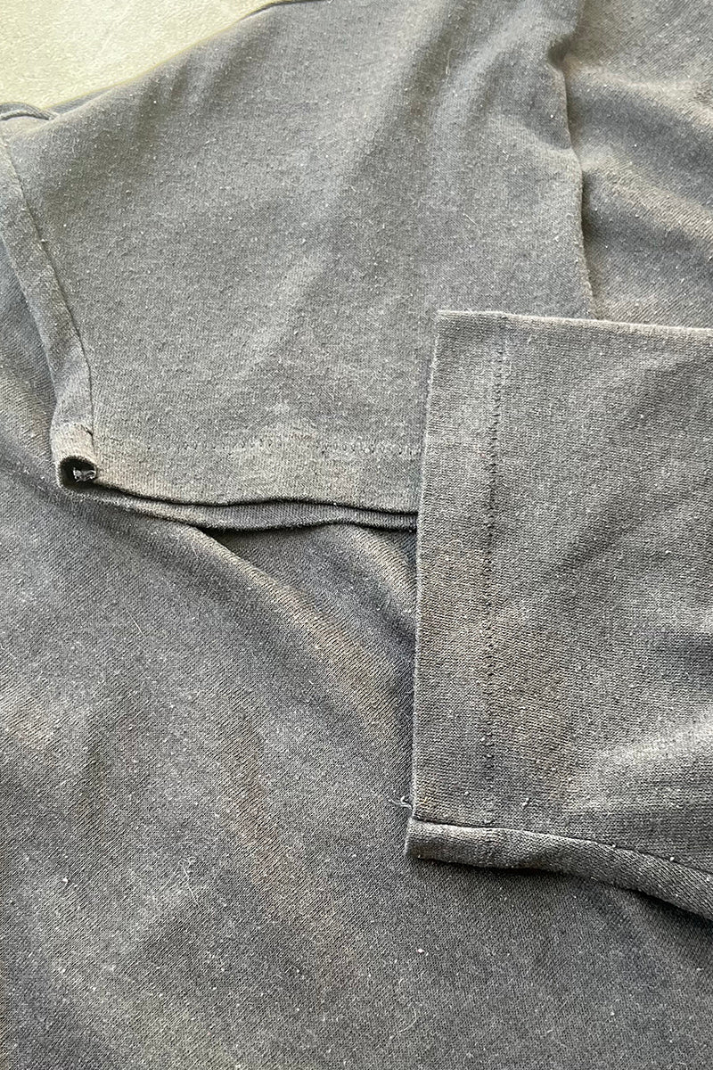 MADE IN USA 80'S I MIGHT MESSAGE T-SHIRT / BLACK [SIZE: M USED]