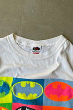 画像をギャラリービューアに読み込む, 90&#39;S BATMAN NEON PRINT T-SHIRT / WHITE [SIZE: S USED]
