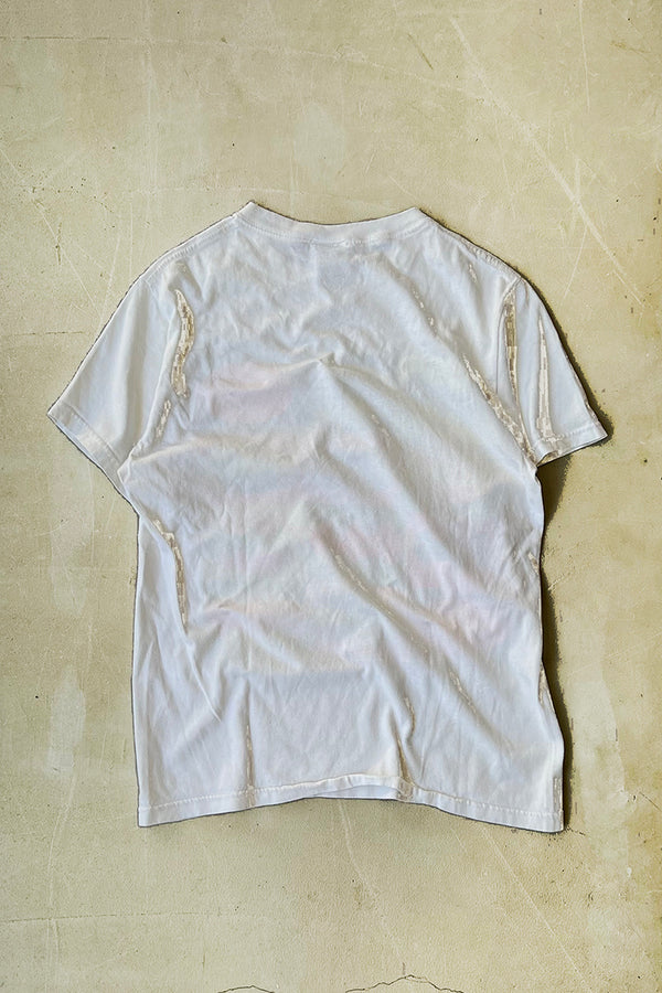 90'S BATMAN NEON PRINT T-SHIRT / WHITE [SIZE: S USED]