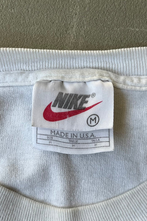 MADE IN USA 90'S NIKE TOWN ATLANTA T-SHIRT / WHITE [SIZE: M USED]