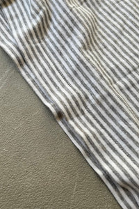 90'S HENLEY NECK T-SHIRT / GRAY [SIZE: L USED]