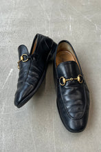 画像をギャラリービューアに読み込む, MADE IN ITALY HORSE BIT LEATHER LOAFERS / BLACK [SIZE: US8 (26.0cm相当) USED]

