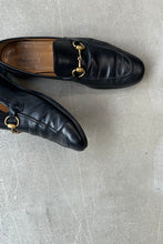 画像をギャラリービューアに読み込む, MADE IN ITALY HORSE BIT LEATHER LOAFERS / BLACK [SIZE: US8 (26.0cm相当) USED]
