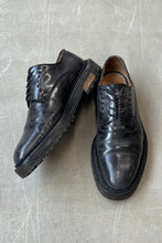 画像をギャラリービューアに読み込む, MADE IN ITALY LEATHER DERBY SHOES / BLACK [SIZE: US8.5 (26.5cm相当) USED]
