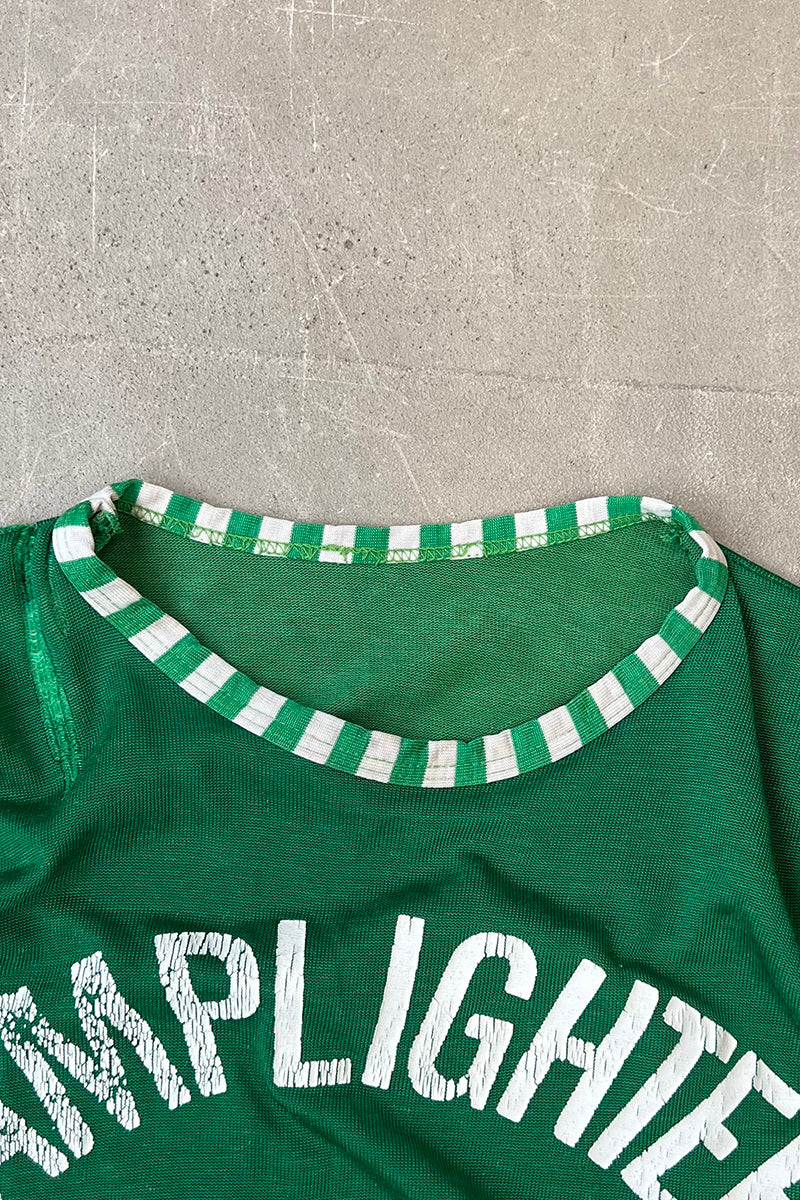 70-80s LAMPLIGHTER INN RUGBY SHIRT / GREEN [SIZE: M USED]