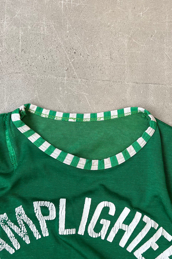 70-80s LAMPLIGHTER INN RUGBY SHIRT / GREEN [SIZE: M USED]