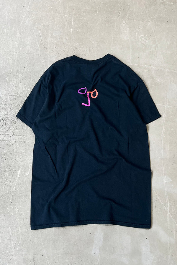 MADE IN UK 10'S JOHN LENNON MUSIC T-SHIRT / BLACK [SIZE: M USED]
