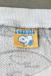 ALLOVER PRINT SNOOPY SWEATSHIRT / WHITE [SIZE: M USED]