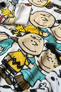 ALLOVER PRINT SNOOPY SWEATSHIRT / WHITE [SIZE: M USED]
