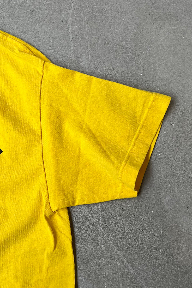 MADE IN MEXICO 90'S SUPERMAN MOVIE T-SHIRT / YELLOW [SIZE: M USED]