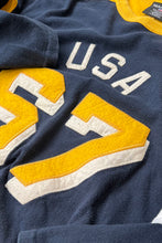 画像をギャラリービューアに読み込む, 90&#39;S-Y2K EARLY 00&#39;S L/S HOCKEY GAME SHIRT / BLACK [SIZE: M USED]
