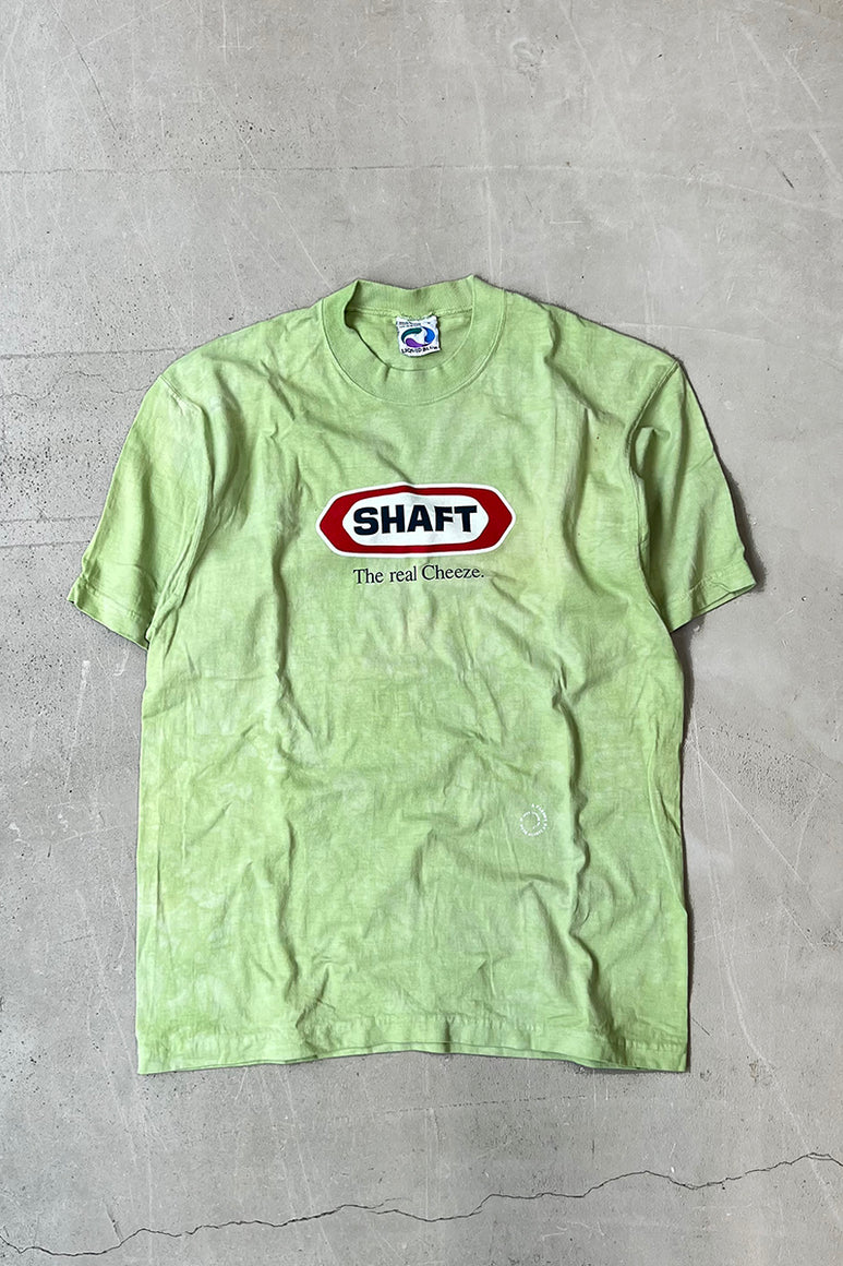 MADE IN USA 90'S SHAFT T-SHIRT / GREEN [SIZE: L USED]