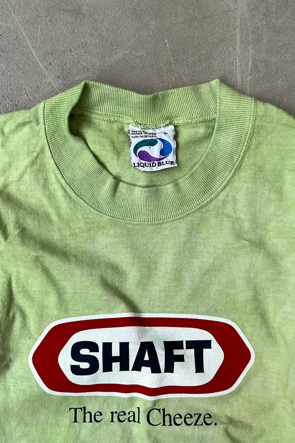 MADE IN USA 90'S SHAFT T-SHIRT / GREEN [SIZE: L USED]