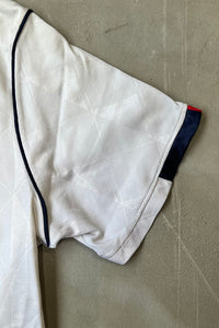 MADE IN USA 90'S S/S FOOTBALL GAME SHIRT / WHITE [SIZE: XL USED]