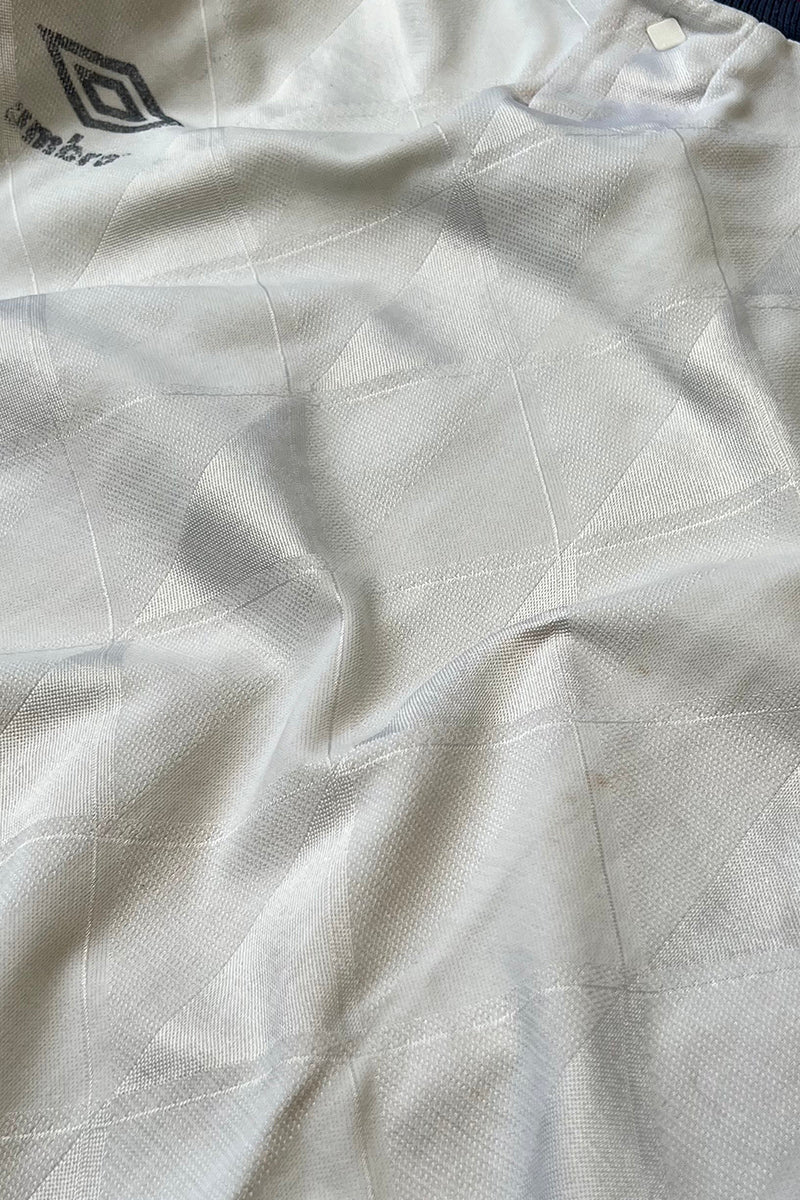 MADE IN USA 90'S S/S FOOTBALL GAME SHIRT / WHITE [SIZE: XL USED]