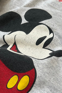 MADE IN USA 90'S MICKEY SWEATSHIRT / GRAY [SIZE: S USED]