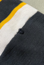 画像をギャラリービューアに読み込む, MADE IN USA 70-80&#39;S V-NECK RUGBY GAME T-SHIRT / BLACK [SIZE: L USED]
