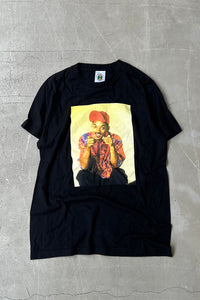MADE IN MEXICO Y2K EARLY 00'S WILL SMITH PRINT T-SHIRT / BLACK [SIZE: M USED]