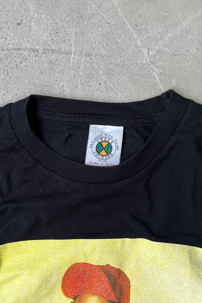 MADE IN MEXICO Y2K EARLY 00'S WILL SMITH PRINT T-SHIRT / BLACK [SIZE: M USED]