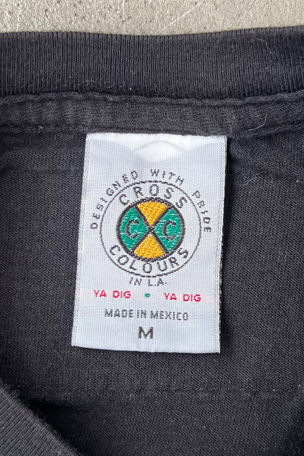 MADE IN MEXICO Y2K EARLY 00'S WILL SMITH PRINT T-SHIRT / BLACK [SIZE: M USED]