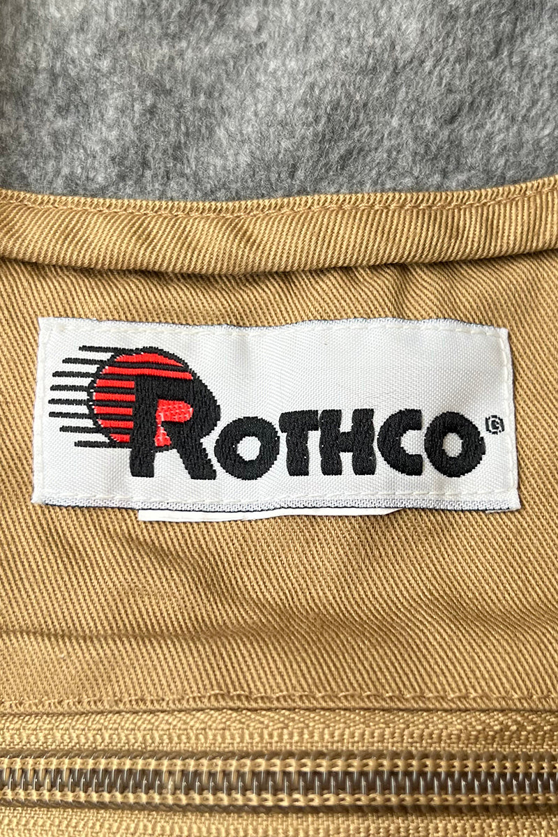 90'S FISHING VEST / BEIGE [SIZE: S USED]