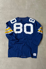 画像をギャラリービューアに読み込む, MADE IN USA 70-80&#39;S HOCKEY GAME SHIRT  / BLUE [SIZE: 40 USED]
