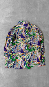 90'S CUSTOM FIT L/S PAISLEY PATTERN SHIRT / MULTI [SIZE: L USED]