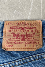画像をギャラリービューアに読み込む, MADE IN MEXICO Y2K EARLY 00&#39;S 505 DENIM PANTS / INDIGO [SIZE: 33 USED]
