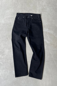 MADE IN MEXICO 97'S ORANGE TAB 505 DENIM PANTS / SULFUR BLACK [SIZE: 32 USED]