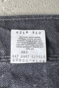 MADE IN MEXICO 97'S ORANGE TAB 505 DENIM PANTS / SULFUR BLACK [SIZE: 32 USED]