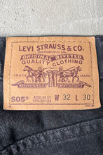 画像をギャラリービューアに読み込む, MADE IN MEXICO 97&#39;S ORANGE TAB 505 DENIM PANTS / SULFUR BLACK [SIZE: 32 USED]
