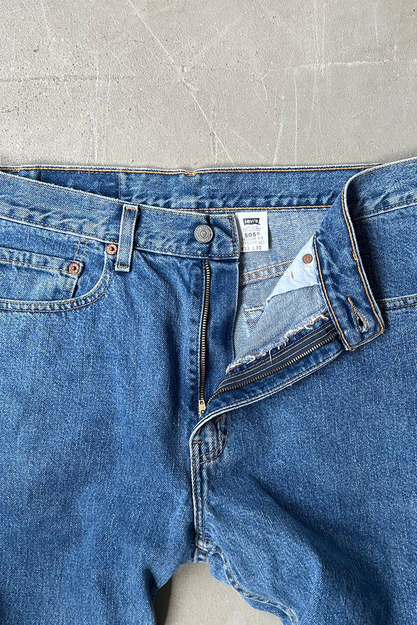 Y2K 02'S 505 DENIM PANTS / INDIGO [SIZE: 33 USED]