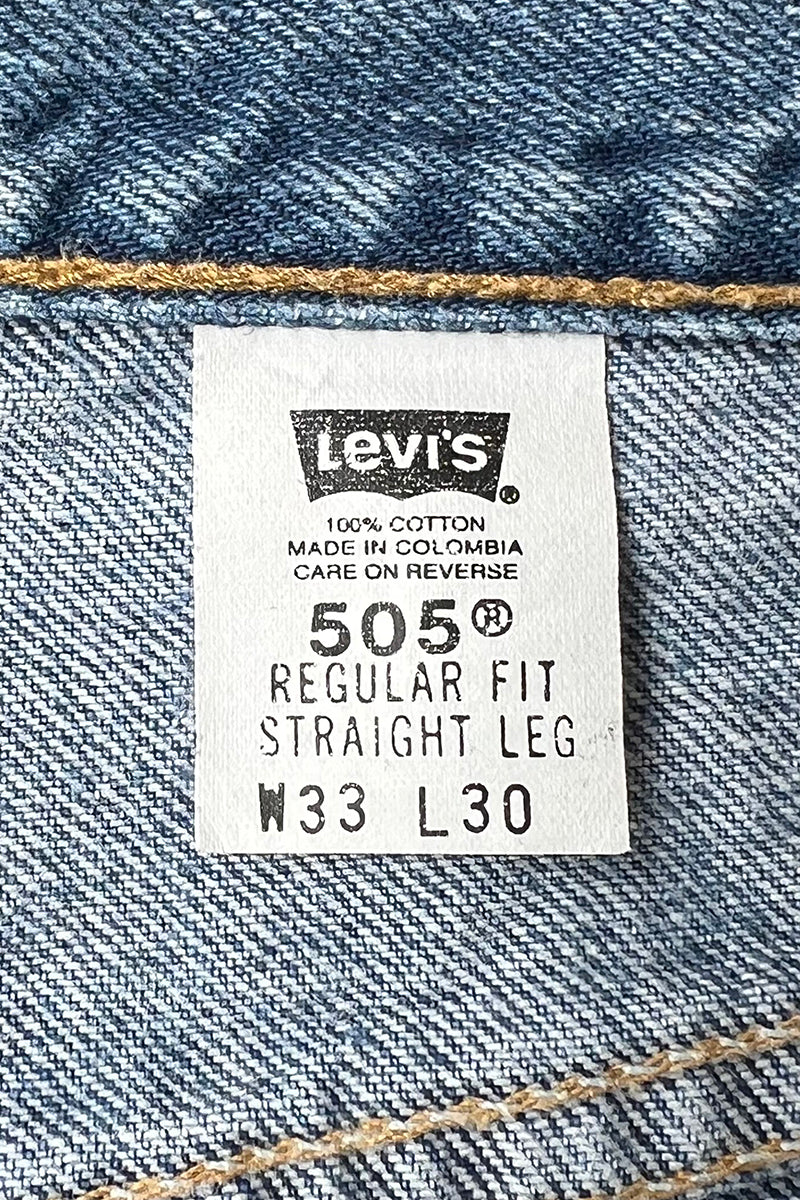 Y2K 02'S 505 DENIM PANTS / INDIGO [SIZE: 33 USED]