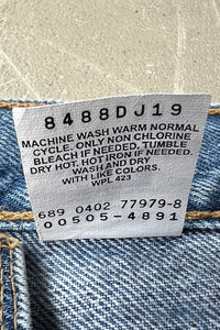 Y2K 02'S 505 DENIM PANTS / INDIGO [SIZE: 33 USED]